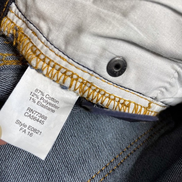 J. Crew Toothpick Skinny Jeans Dark Wash Mid Rise Women's Size 26 - Picture 6 of 7